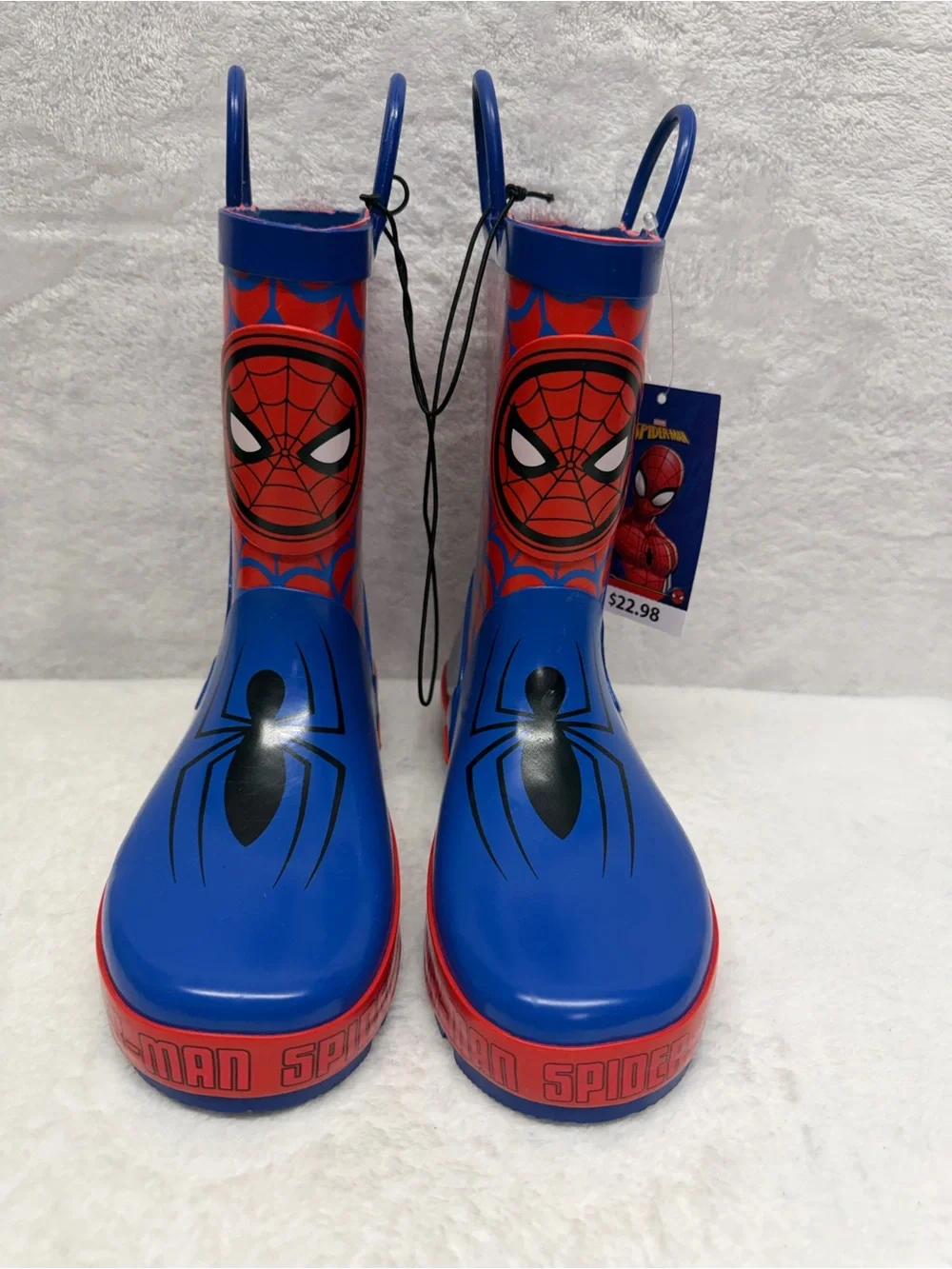 Marvel spider handles play